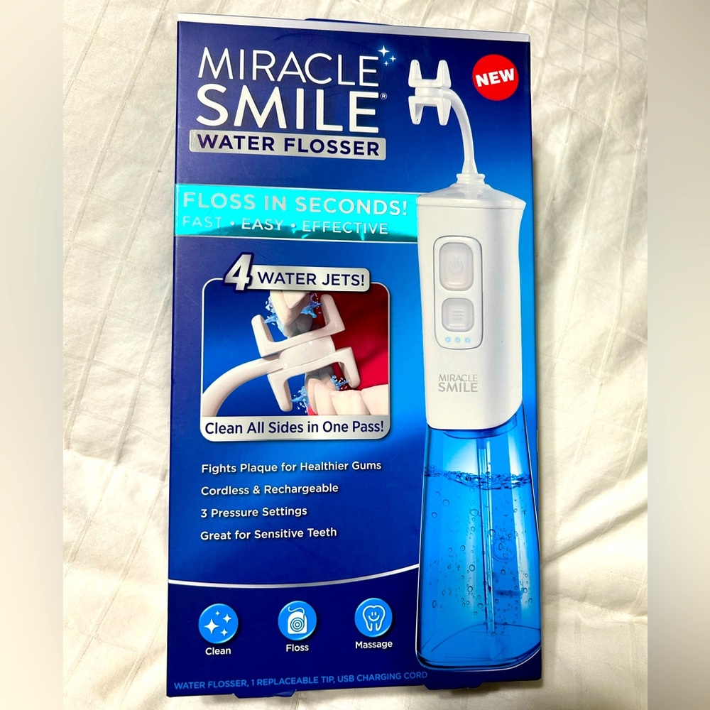Miracle Smile Water Flosser 360 Degree Clean Technology